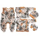 Bērnu komplektiņš no 5 daļam "Tropics" brūns