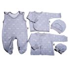 Bērnu komplektiņš no 5 daļam "Bear glamour grey"
