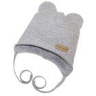 Zīdaiņu cepurīte "Love" -Grey