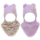 Zīdaiņu cepurīte ar šalli  "Flowers" pārdošana tiešsaistē