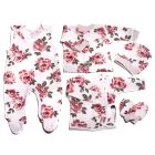 Bērnu komplektiņš no 5 daļam "Roses" balts