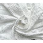 Muslīna palags berniem 120x60 "Soft as a cloud" - balts