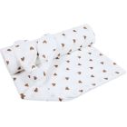 Muslīna pleds zīdainim ar mierinātāju (70x100) – Brave Heart