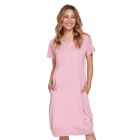 Kokvilnas naktskrekls grūtniecēm un barojošām "Verona" Papaya S-XXL 