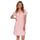 Kokvilnas naktskrekls grūtniecēm un barojošām "Crown" sweet pink