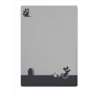 Bērnu sega "Mouse" 100x75cm tumši pelēks