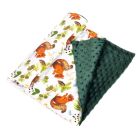 Pledas kūdikiui "Indiana" 100x75cm  žalias