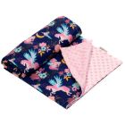 Bērnu pleds 100x75cm "Magic Unicorns" rozā