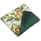 Bērnu pleds 100x75cm "Tiger" zaļš 