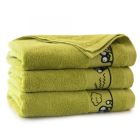 Dvielis (Ēģiptes kokvilnas)  "Monsters" 130X70 cm  limon