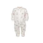 Zīdaiņu kokvilnas rāpulītis ar piedurknēm  "Story by nature"