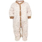 Zīdaiņu kokvilnas rāpulītis ar piedurknēm "Floret" 