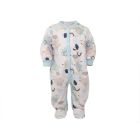 Zīdaiņu kokvilnas rāpulītis ar piedurknēm "Jumbo"mint