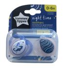 Knupīši  Tommee Tippee "Night Time" 0-6m  2vnt 