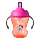 TOMMEE TIPPEE krūzīte ar salmiņu 6 m+ Non spill 230 ml 