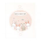 Pledas kūdikiui "Silky" 100x80 cm su Peony raštu