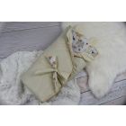 Konverts - paklājs jaundzimušajiem 2in1 "Best friends" diametrs 88 cm