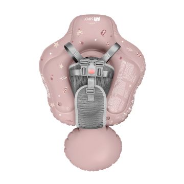 SIPO pripučiamas plaukimo ratas kūdikiams vaikams 6-36 m 11–18kg rožinis SWM101TR