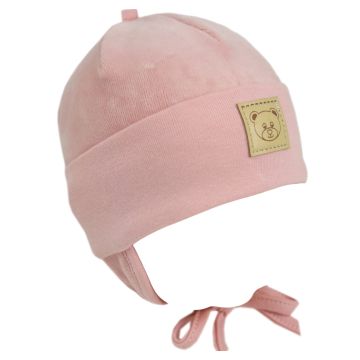 Zīdaiņu cepurīte "Love" - Powder pink