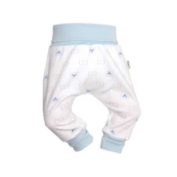 Kelnytės kūdikiui "Bear glamour mint" baltos be pėdučių