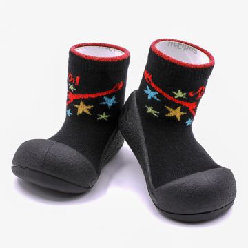 Mazuļu pirmās kurpes Attipas "Rock black" 