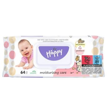 Mitrās salvetes Bella Baby Happy "Panthenol&Oat proteins" 64 gab. 