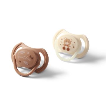 Babyono čiulptukas silikoninis simetrinis 0-6m 1669/01