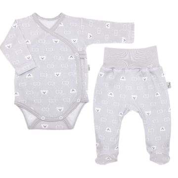 Bērnu komplektiņš no 2 daļam "Bear glamour grey" 