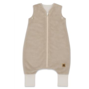 FLO guļammaiss mazulim ar kājiņām, S, New Minky Nugat + Interlock Beige, 2–2,5 TOG