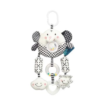Pakabinamas žaislas kūdikiui "Owl blue"