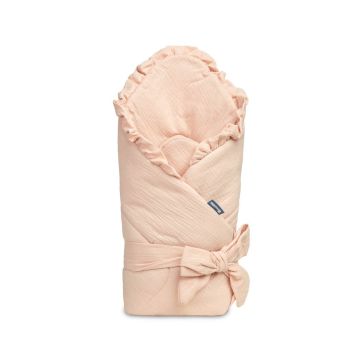 Zīdaiņu konvertiņš muslīns "Natural" pink 