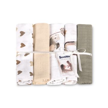 Autiņu komplekts 5 daļas "MOUSE BEIGE" 