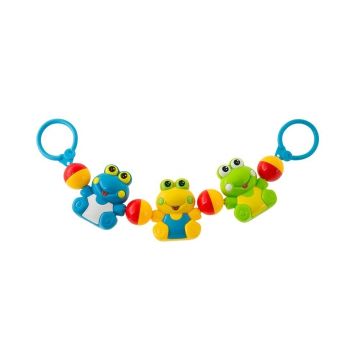 Rotaļlieta ratiņiem/krēsiņam "Frogs"