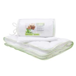 Komplekts "Aloe Vera" sega 135x100 un spilvens 60x40 māksl. šķ.