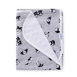 Bambusa Divpusējs pleds "Panda" 100x75cm  