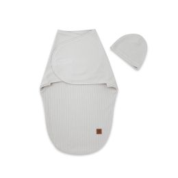 Autiņš - kokons jaundzimušajam Leo interlock soft pelēks