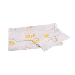 Bērnu gultas veļa ratiem "Bunny & Balloons"  