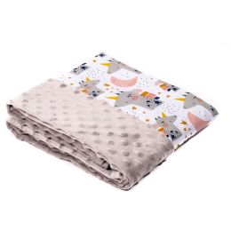 Pledas su gėlėmis, ryškus, kūdikiui