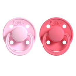 Rebael čiulptukai mono  rožinis  raudonas 2vnt dydis 1