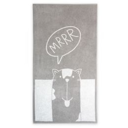 Dvielis (Ēģiptes kokvilnas)  "Mrrr" 130X70 cm 