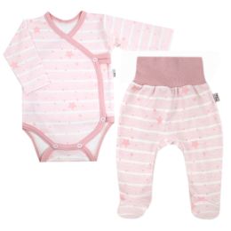 Drabužėliai kūdikiui "Galaxy beige" 2 dalių I Drabužių komplektukas kūdikiui 