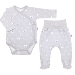 Bērnu komplektiņš no 2 daļam "Bear glamour grey" 