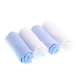 Flaneliniai vystyklai kūdikiams melsvos spalvos