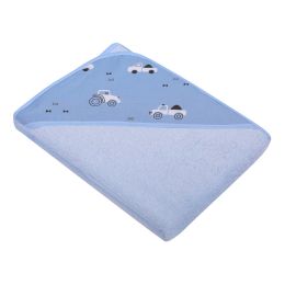 Dvielis ar kapuci  "Traffic" 80x80 cm 