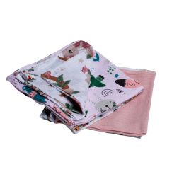 Muslīna mini autiņi komplekts "Mini" 5 gab. 38x38 cm