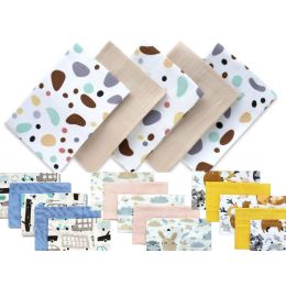 Muslīna mini autiņi komplekts "Mini" 5 gab. 38x38 cm