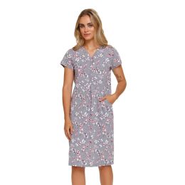 Kokvilnas naktskrekls grūtniecēm un barojošām "Night" pool blue