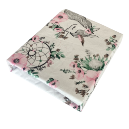 Bērnu palags ar gumiju "Unicorn" 120x60 