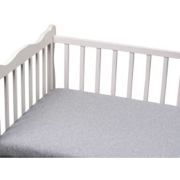 Paklodė su guma 120x60 "Golden goose pink"- medvilninė