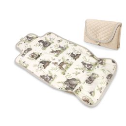 Neperšlampamas pervystymo paklotas kūdikiui "Zoo nugat" 93 x 50 cm